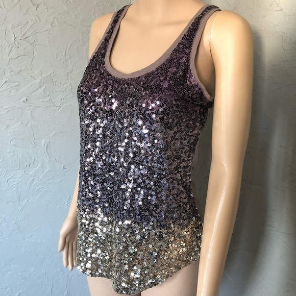 Gorgeous Express Ombre Sequin Tank - Picture 4 of 8